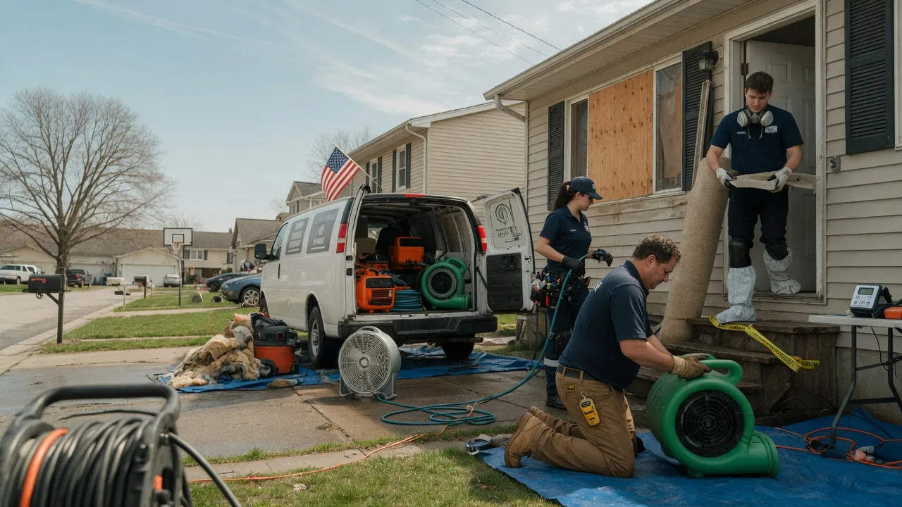 Water Damage Restoration in Milton, WI near me